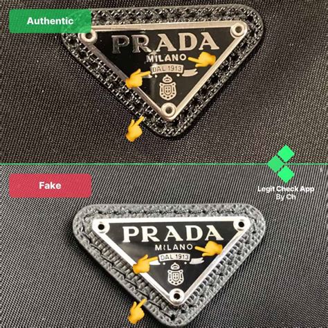 fake prada nylon bag vs real|prada authentication card.